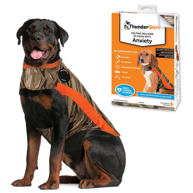 ThunderShirt for Dogs, XX Large, Camo Polo - Dog Anxiety Vest - Image 1